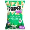 Properchips Sour Cream & Chive Lentil Chips 20g Pack Size: 24 X 20g 1 Properchips Sour Cream & Chive Lentil Chips 20g Pack Size: 24 X 20g -Snack Store 128927 1
