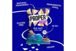 Properchips Salt Lentil Chips 20g Pack Size: 24 X 20g -Snack Store 128928 4