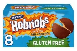 McVitie's Gluten Free Chocolate Hobnobs Biscuits Pack Size: 8 X 150g