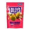 Olly's Olives Chilli & Rosemary Green Halkidiki Olives 50G Pack Size: 12 X 50g -Snack Store 130997 1