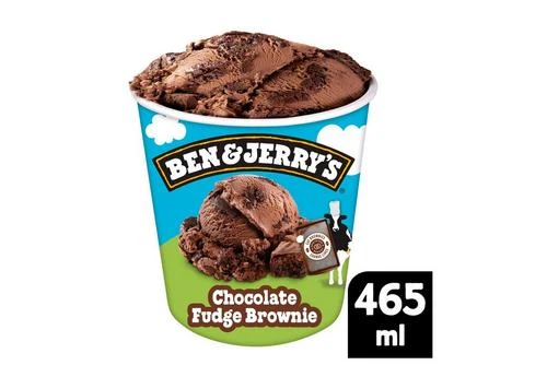 Ben & Jerry's Chocolate Fudge Brownie Ice Cream 465 Ml Pack Size: 8 X 465ml 3 Ben & Jerry's Chocolate Fudge Brownie Ice Cream 465 Ml Pack Size: 8 X 465ml