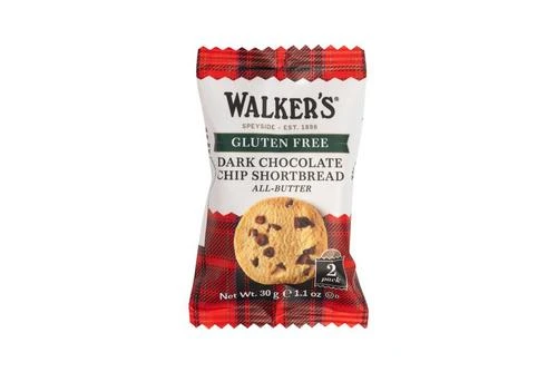Walkers Gluten Free Chocolate Chip Shortbread Pack Size: 60 X 30g 3 Walkers Gluten Free Chocolate Chip Shortbread Pack Size: 60 X 30g