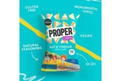 Properchips Salt & Vinegar Lentil Chips Pack Size: 24 X 20g 9 Properchips Salt & Vinegar Lentil Chips Pack Size: 24 X 20g -Snack Store 132497 4