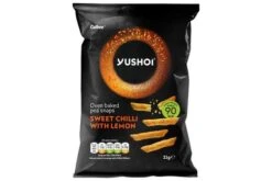 Yushoi Sweet Chilli With Lemon Pea Snaps 21g Pack Size: 24 X 21g
