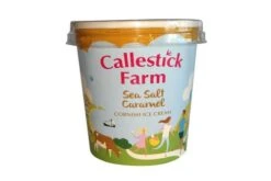 Callestick Farm Cornish Sea Salt Caramel Ice Cream 125ml Pack Size: 24 X 125ml -Snack Store 132687 2