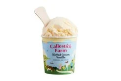 Callestick Farm Clotted Cream Vanilla Ice Cream 125ml Pack Size: 24 X 125ml