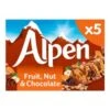 Alpen Cereal Bar Fruit & Nut With Milk Chocolate Multipack Pack Size: 10 X 5 X 29g -Snack Store 132732 1