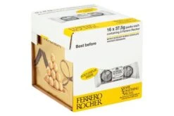 Ferrero Rocher Chocolate Pralines Treat Pack 3 Pieces (37.5g) Pack Size: 1 X 16 -Snack Store 132760 3