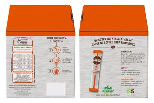 Nescafe Azera Americano Pack Size: 200 X 2g 4 Nescafe Azera Americano Pack Size: 200 X 2g - Image 3