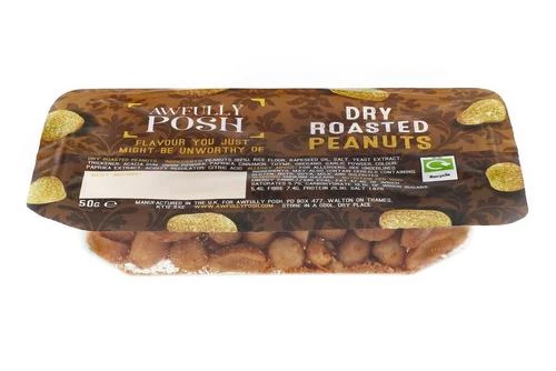 Awfully Posh Dry Roast Peanut Pots Pack Size: 1 X 24 3 Awfully Posh Dry Roast Peanut Pots Pack Size: 1 X 24