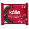 Kallo 2 Dark Chocolate Rice Cakes 33g Pack Size: 1 X 30 -Snack Store 133914 1