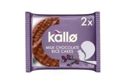 Kallo Milk Chocolate Topped Thick Rice Cakes Pack Size: 1 X 30