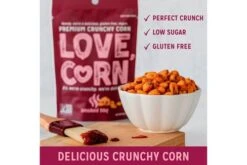 LOVE CORN BBQ Pack Size: 10 X 45g -Snack Store 134067 3