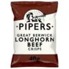 Pipers Great Berwick Longhorn Beef Crisps 40g Pack Size: 24 X 40g