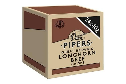 Pipers Great Berwick Longhorn Beef Crisps 40g Pack Size: 24 X 40g 7 Pipers Great Berwick Longhorn Beef Crisps 40g Pack Size: 24 X 40g - Image 5