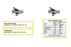 Doritos Lightly Salted Tortilla Chips Crisps Nachos 455g Pack Size: 12 X 455g -Snack Store 134245 4