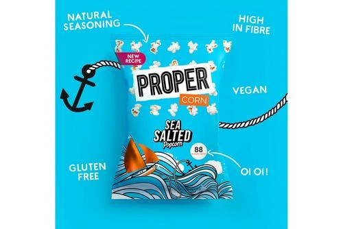 Propercorn Lightly Sea Salted Popcorn Pack Size: 8 X 70g 5 Propercorn Lightly Sea Salted Popcorn Pack Size: 8 X 70g - Image 4