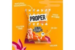 Propercorn Salted Caramel Popcorn Pack Size: 8 X 90g -Snack Store 134385 4