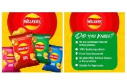 Walkers Classic Variety Crisps Box Pack Size: 32 X 25g -Snack Store 134495 4