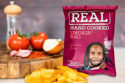 Real Smokin' Barbeque Crisps Pack Size: 48 X 35g 6 Real Smokin' Barbeque Crisps Pack Size: 48 X 35g - Image 4