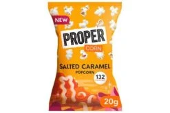 Propercorn Salted Caramel Popcorn Pack Size: 24 X 28g