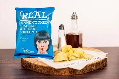 Real Salt & Malt Vinegar Crisps Pack Size: 12 X 150g 7 Real Salt & Malt Vinegar Crisps Pack Size: 12 X 150g - Image 5