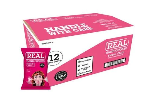Real Sweet Chilli Crisps Pack Size: 12 X 150g 6 Real Sweet Chilli Crisps Pack Size: 12 X 150g - Image 4