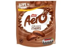 Aero Melts Milk Chocolate Share Bag Pack Size: 8 X 92g