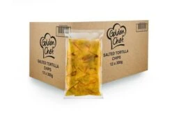 Golden Chef Salted Tortilla Chips Pack Size: 12 X 300g