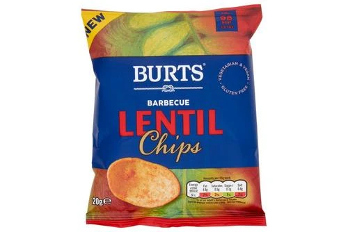 Burts Barbecue Lentil Chips Pack Size: 16 X 20g 4 Burts Barbecue Lentil Chips Pack Size: 16 X 20g - Image 2