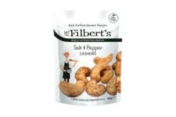 Mr Filberts Salt And Pepper Cashews Pack Size: 20 X 40g
