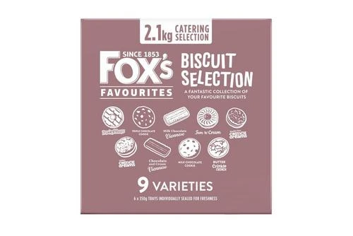 Fox's Favourites Biscuit Selection Pack Size: 1 X 2.1kg 3 Fox's Favourites Biscuit Selection Pack Size: 1 X 2.1kg