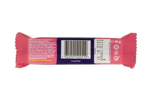 Cadbury Nuttier Cranberry, Almond & Peanut Chocolate Bar 40g Pack Size: 15 X 40g 3 Cadbury Nuttier Cranberry, Almond & Peanut Chocolate Bar 40g Pack Size: 15 X 40g - Image 2
