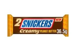Snickers Creamy Peanut Butter & Milk Chocolate Snack Bar Duo 36.5g Pack Size: 1 X 24