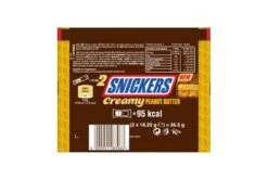 Snickers Creamy Peanut Butter & Milk Chocolate Snack Bar Duo 36.5g Pack Size: 1 X 24 -Snack Store 185955 4