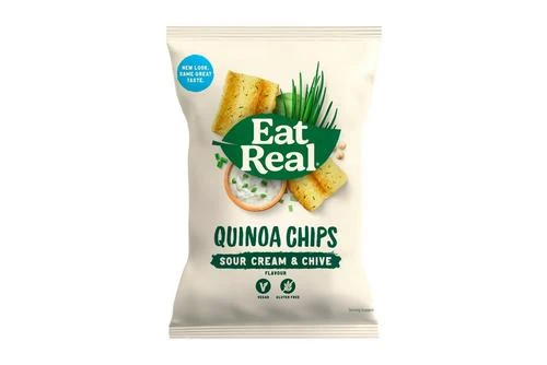 Eat Real Quinoa Sour Cream & Chive Pack Size: 12 X 30g 4 Eat Real Quinoa Sour Cream & Chive Pack Size: 12 X 30g - Image 2