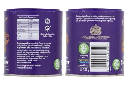 Cadbury Chocolate Sprinkler 125g Pack Size: 6 X 125g 4 Cadbury Chocolate Sprinkler 125g Pack Size: 6 X 125g - Image 2