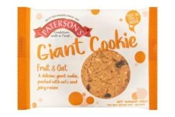 Paterson's Fruit & Oat Giant Cookie Pack Size: 18 X 60g