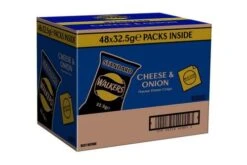 Walkers Cheese & Onion Crisps 32.5g Pack Size: 48 X 32.5g -Snack Store 21421 5