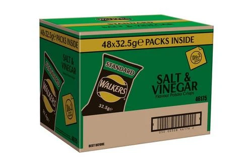 Walkers Salt & Vinegar Crisps 32.5g Pack Size: 48 X 32.5g 7 Walkers Salt & Vinegar Crisps 32.5g Pack Size: 48 X 32.5g - Image 5