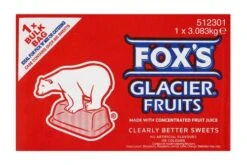 Fox's Glacier Fruits Clearly Better Sweets Pack Size: 1 X 3.083kg