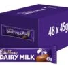Cadbury Dairy Milk Chocolate Bar 45g Pack Size: 48 X 45g -Snack Store 26243 1