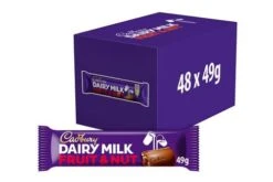 Cadbury Dairy Milk Fruit And Nut Chocolate Bar 49g Pack Size: 48 X 49g