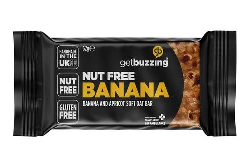 Getbuzzing Nut And Gluten Free Banana Oat Bar Pack Size: 1 X 48 3 Getbuzzing Nut And Gluten Free Banana Oat Bar Pack Size: 1 X 48