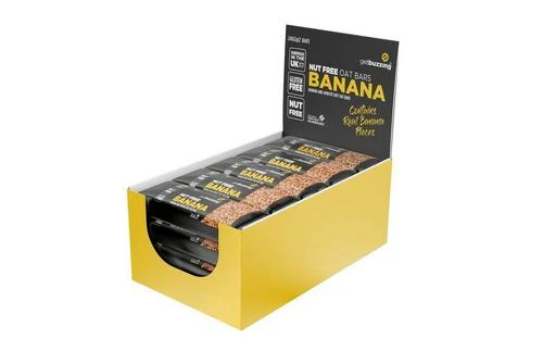Getbuzzing Nut And Gluten Free Banana Oat Bar Pack Size: 1 X 48 4 Getbuzzing Nut And Gluten Free Banana Oat Bar Pack Size: 1 X 48 - Image 2