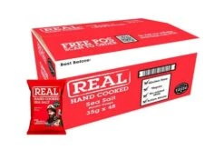 Real Handcooked Sea Salt Potato Crisps 35g Pack Size: 48 X 35g -Snack Store 26719 4