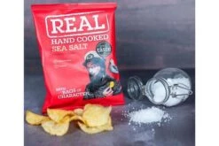 Real Handcooked Sea Salt Potato Crisps 35g Pack Size: 48 X 35g -Snack Store 26719 5