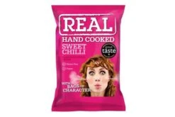 Real Hand Cooked Sweet Chilli Flavour Potato Crisps Pack Size: 48 X 35g -Snack Store 26722 2