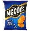 McCoy's Salt & Malt Vinegar Grab Bag Crisps 45g Pack Size: 36 X 45g -Snack Store 28988 1