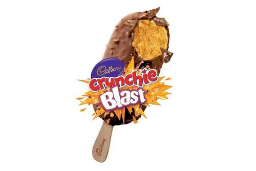Cadbury Crunchie Blast Ice Cream Stick Pack Size: 1 X 24 3 Cadbury Crunchie Blast Ice Cream Stick Pack Size: 1 X 24